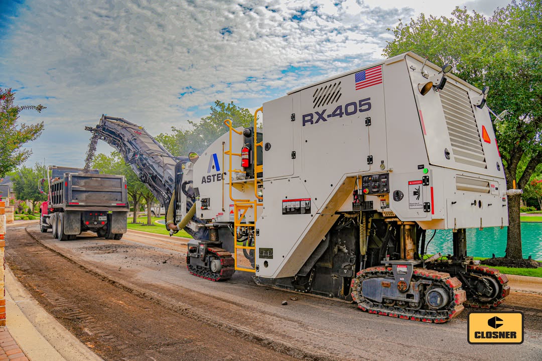 Closner Equipment Texas roadbuilding support