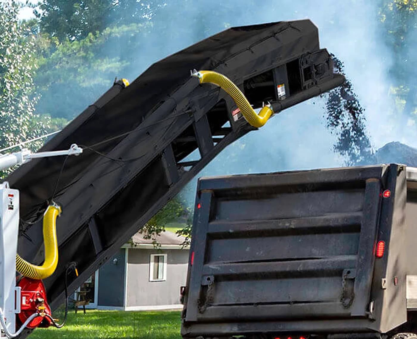 Roadtec cold planer dust extraction system