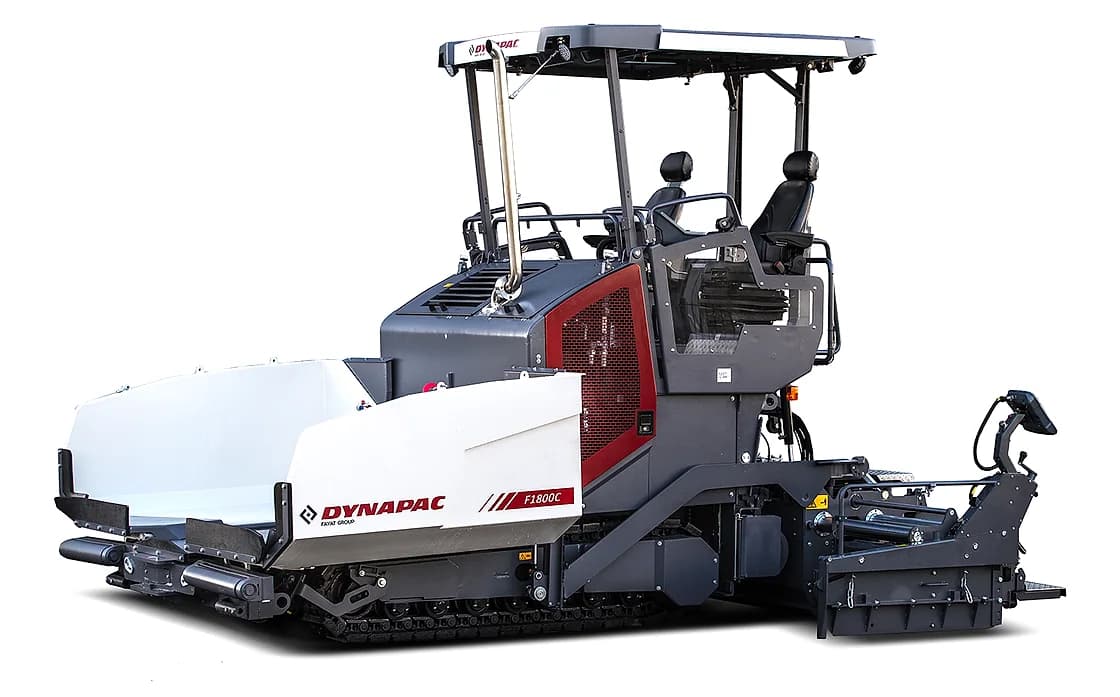 Dynapac F1800C Tracked Paver front and side profile OEM photo