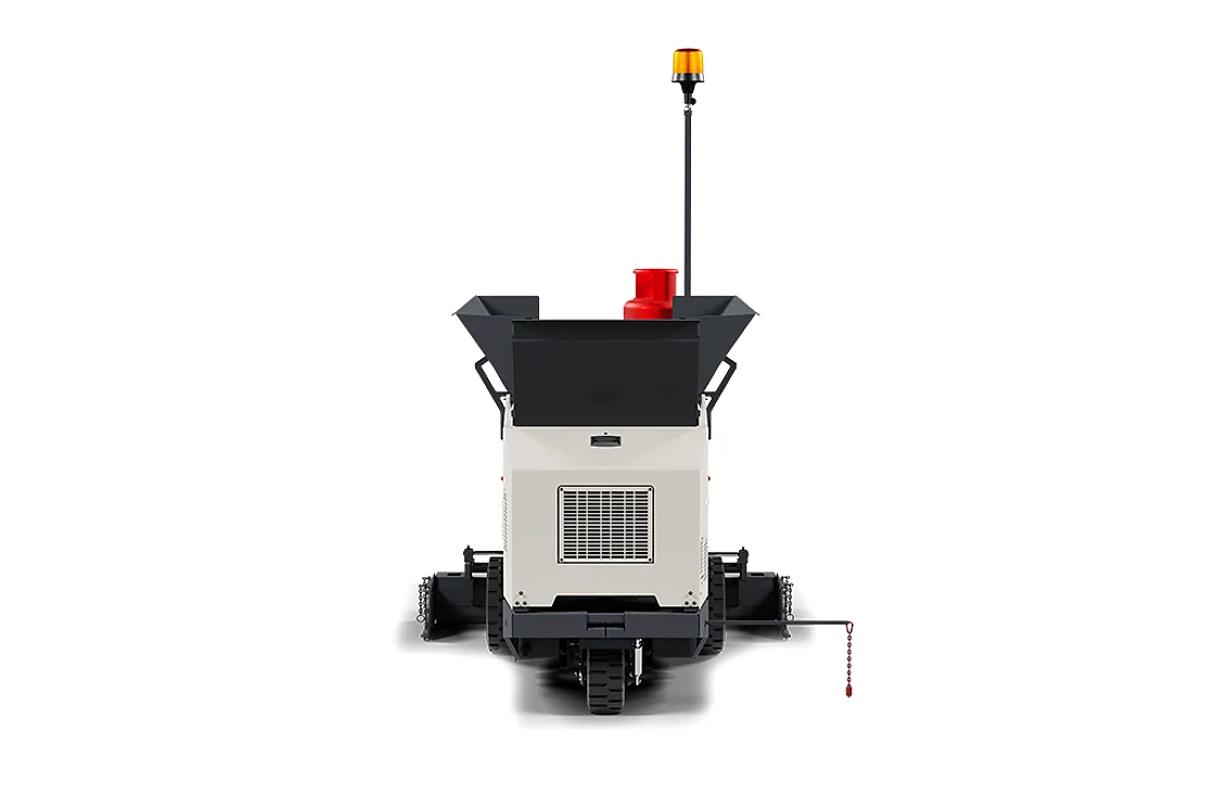 Dynapac F80W Compact Wheeled Paver front and side profile OEM photo