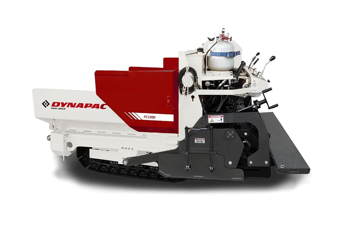 Dynapac FC1300C II Compact Paver front and side profile OEM photo
