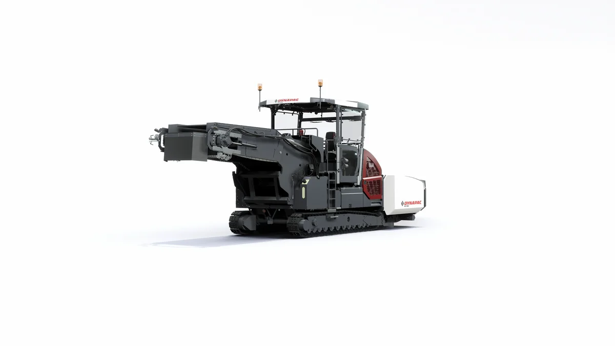 Dynapac MF2500CM Mobile Feeder truck exchange layout OEM photo