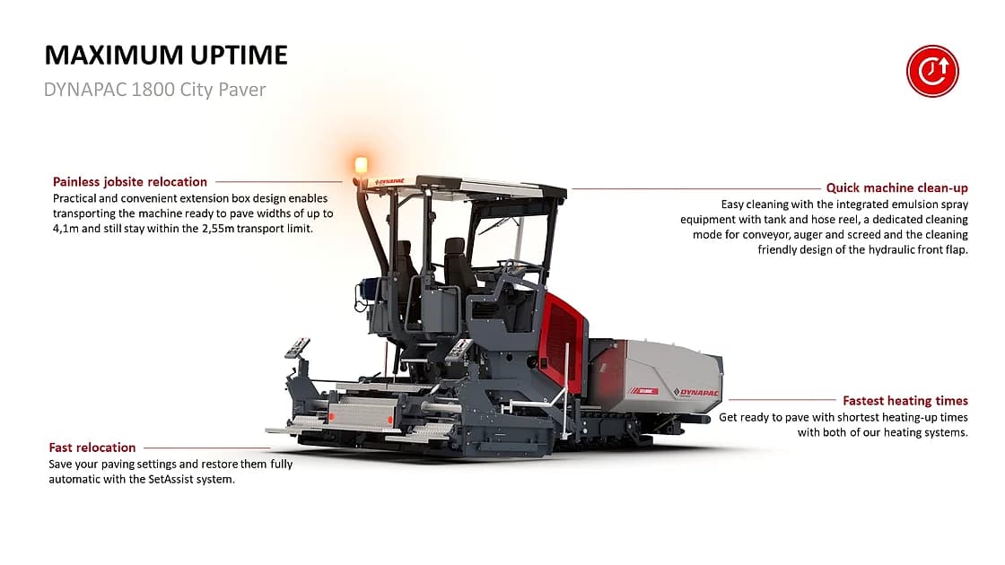 Dynapac SD1800C City Paver service access detail OEM photo