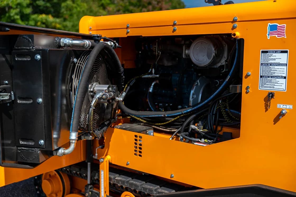 LeeBoy 5300B Asphalt Paver paving system view OEM photo