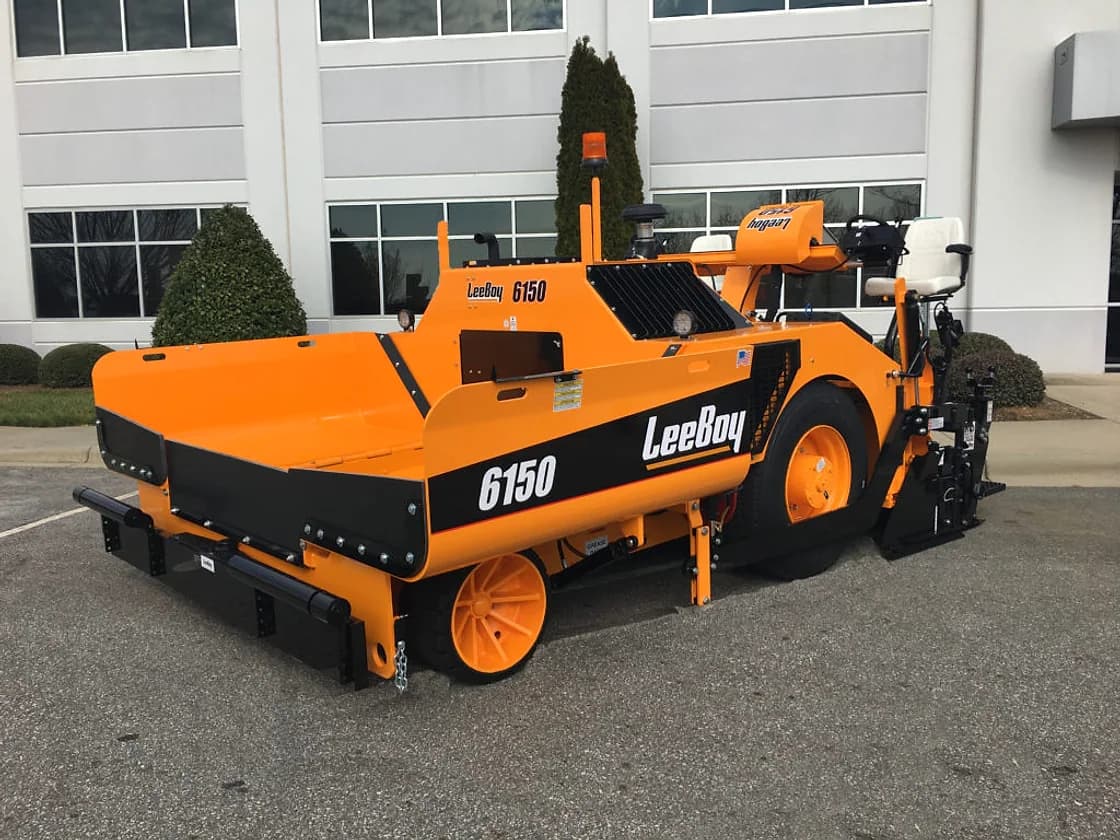 LeeBoy 6150 Asphalt Paver jobsite working view OEM photo