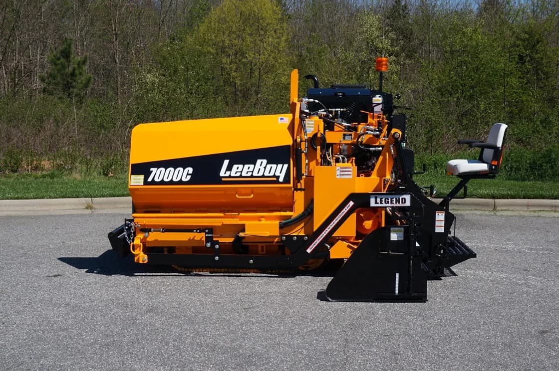 LeeBoy 7000C Asphalt Paver feed and hopper area OEM photo