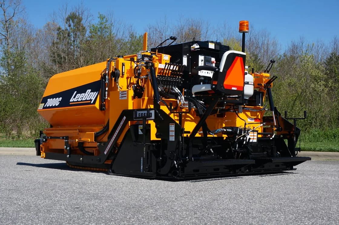 LeeBoy 7000C Asphalt Paver paving system view OEM photo
