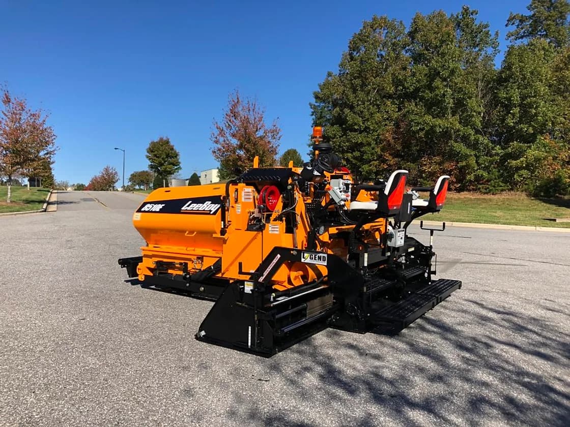 LeeBoy 8510E Asphalt Paver jobsite working view OEM photo