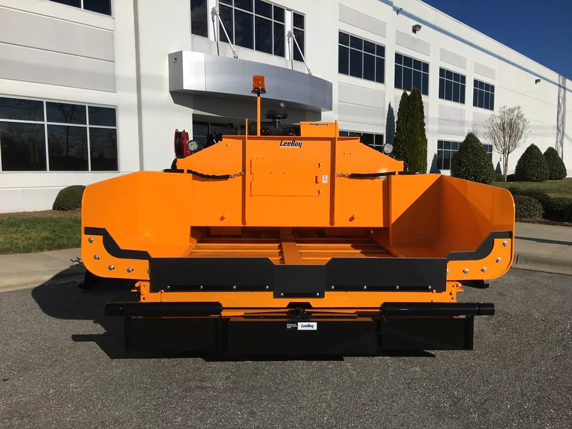 LeeBoy 8515E Asphalt Paver jobsite working view OEM photo