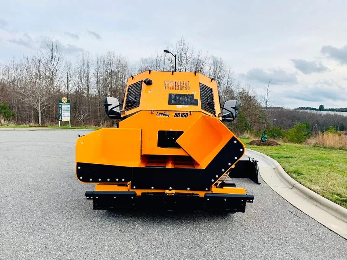 LeeBoy 8616D Asphalt Paver jobsite working view OEM photo