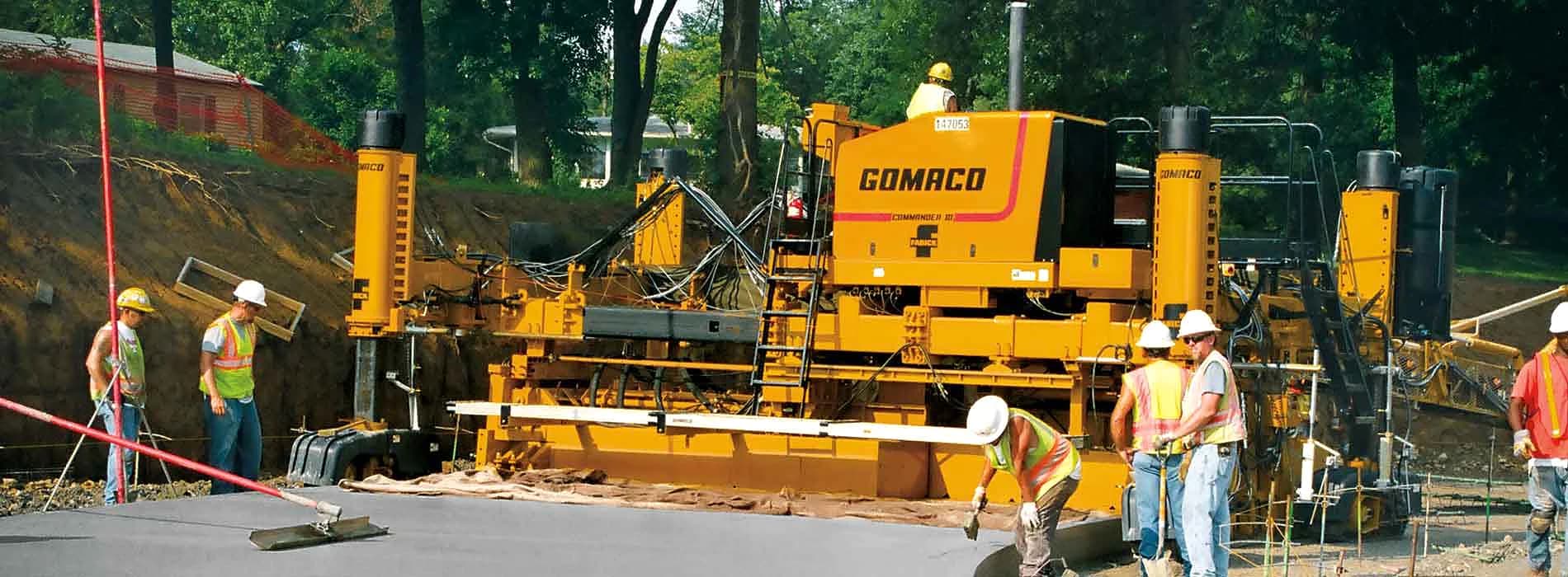GOMACO Commander III Four-Track Slipform Paver equipment photo