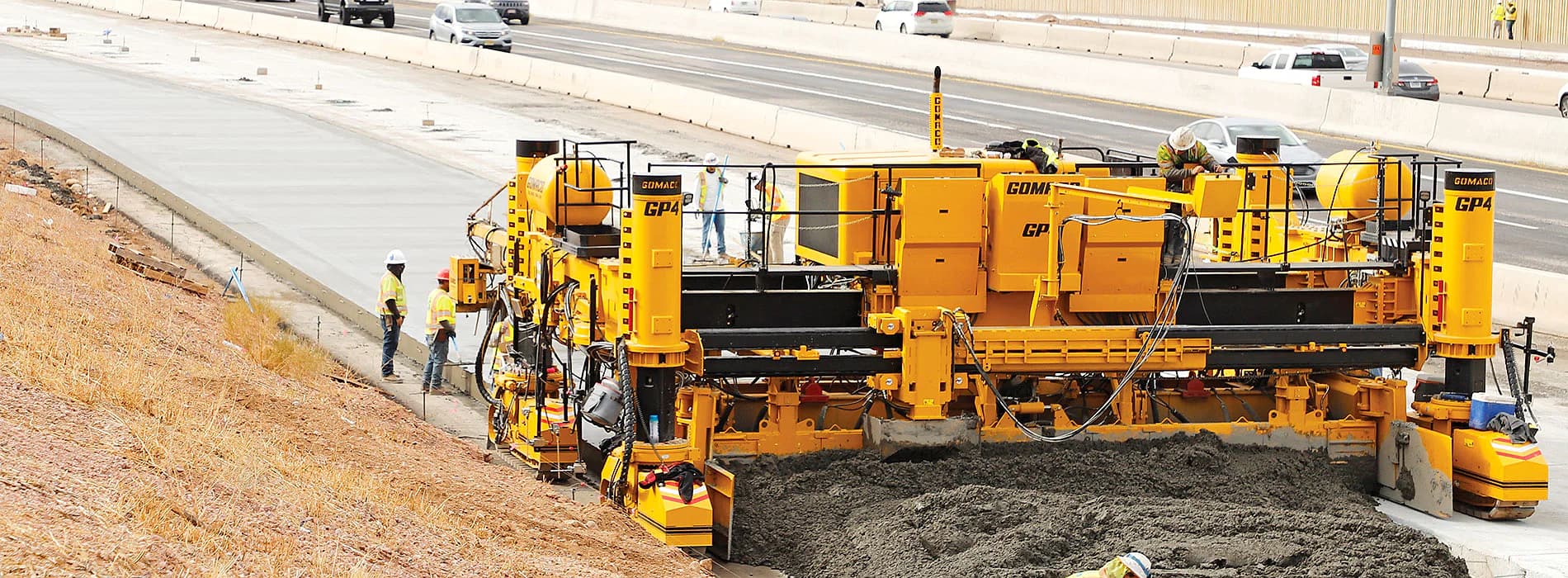 GOMACO GP4 Slipform Paver equipment photo