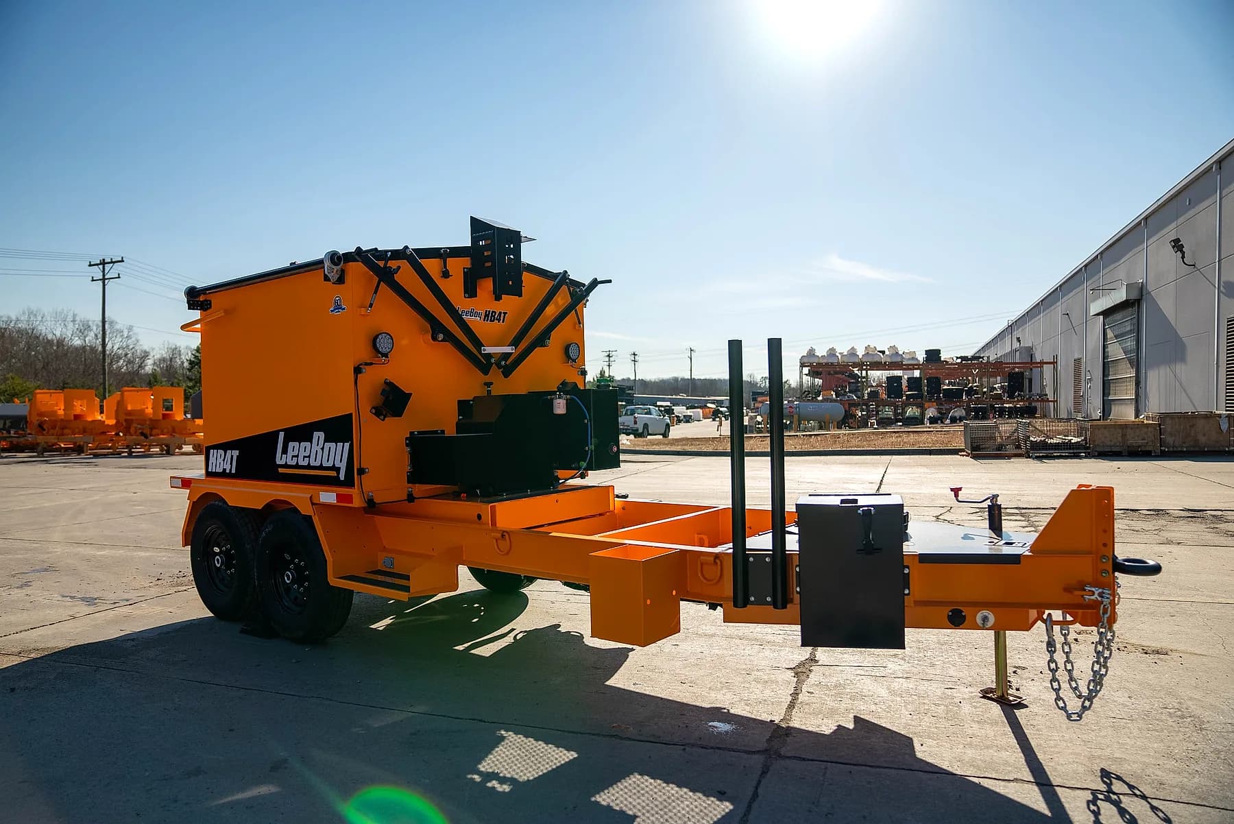 LeeBoy HB4T storage and trailer configuration