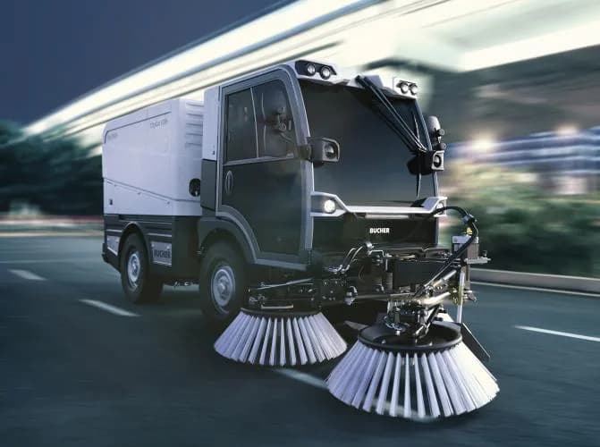Bucher Municipal CityCat V20e electric compact sweeper photo 3