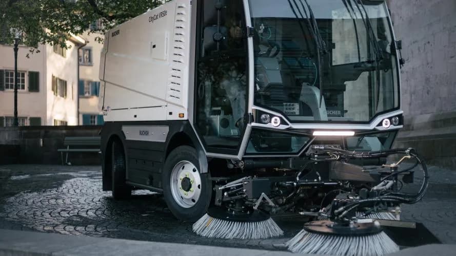 Bucher Municipal CityCat VR50e electric compact sweeper photo 1