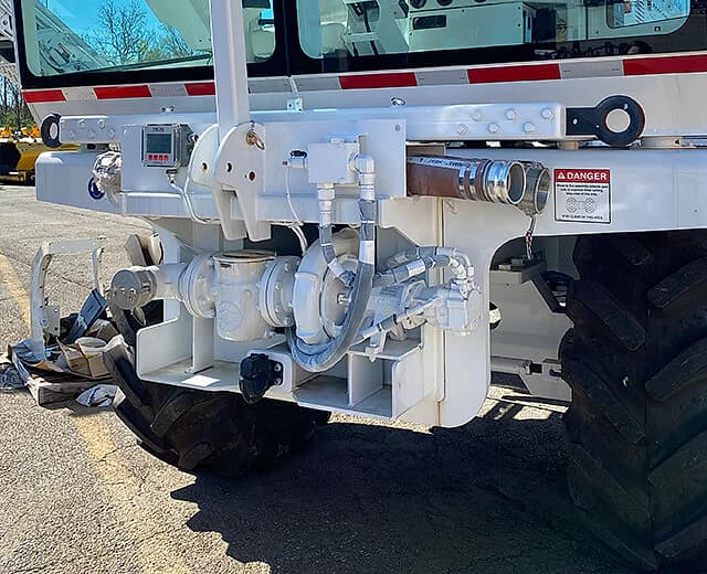 Roadtec stabilizer water and emulsion additive system