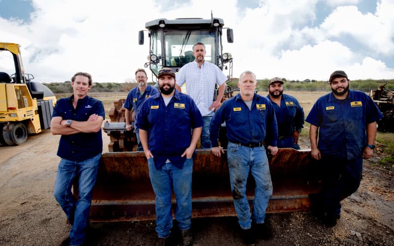 Closner Equipment operations team