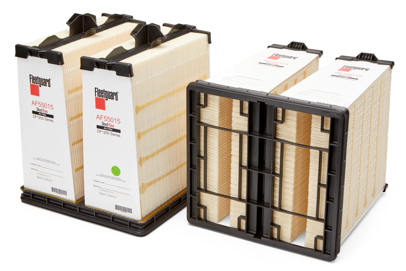 Roadtec 246606-03-C1 primary air filter with Fleetguard AF55015 reference
