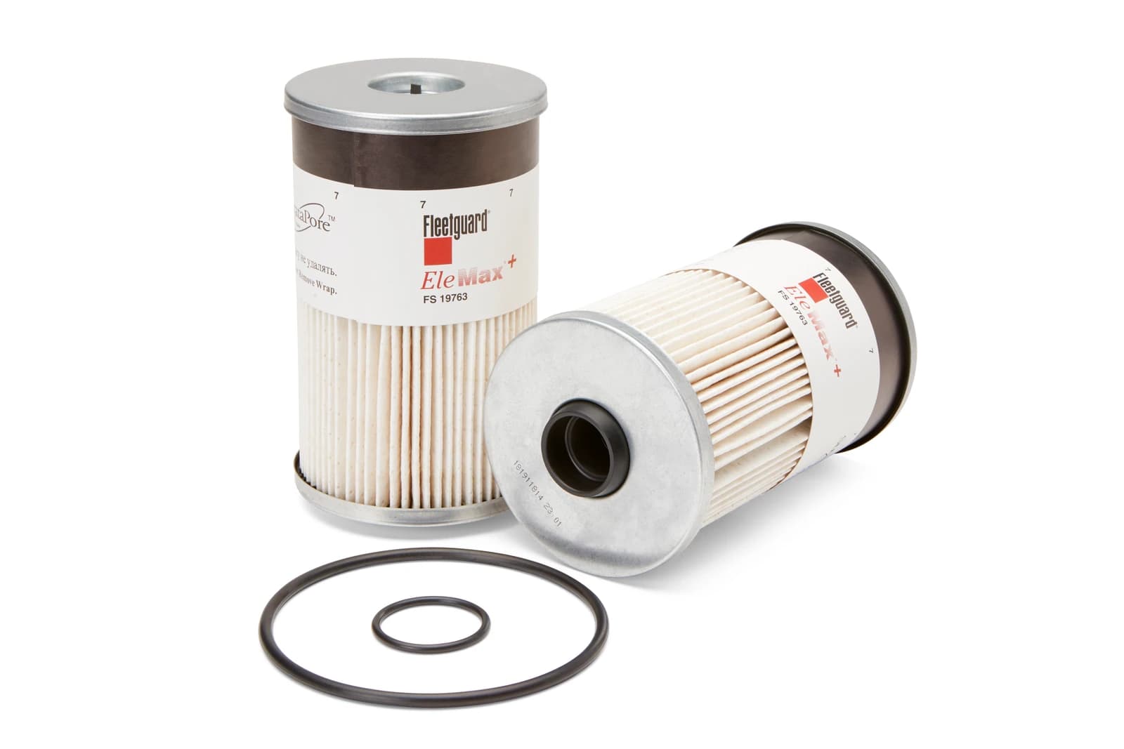 Roadtec 236478-01-C4 remote fuel filter with Fleetguard FS19763 reference