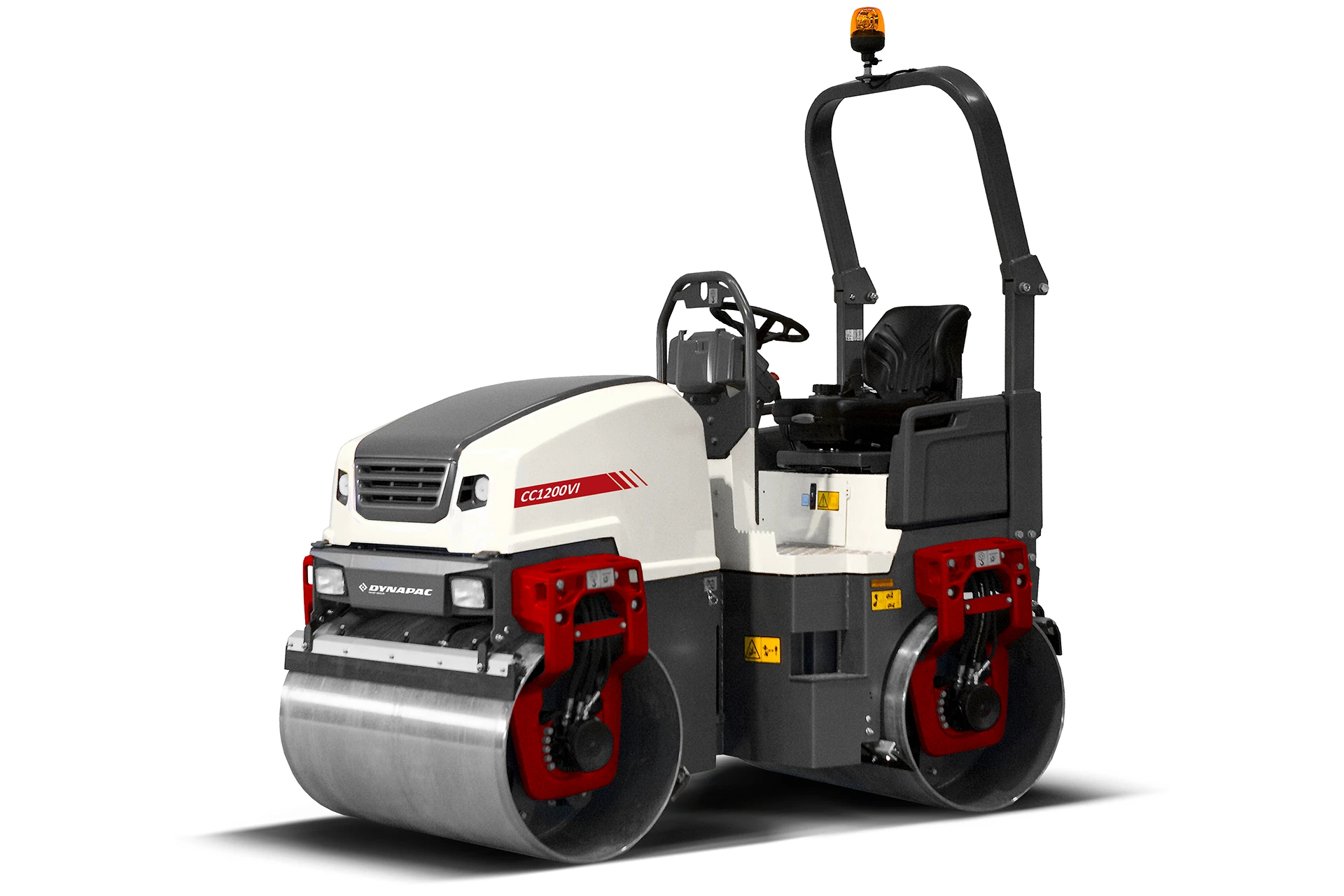 Dynapac CC1200VI full front three-quarter factory view