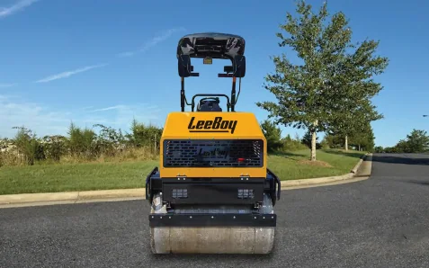 LeeBoy BR48 side engine view