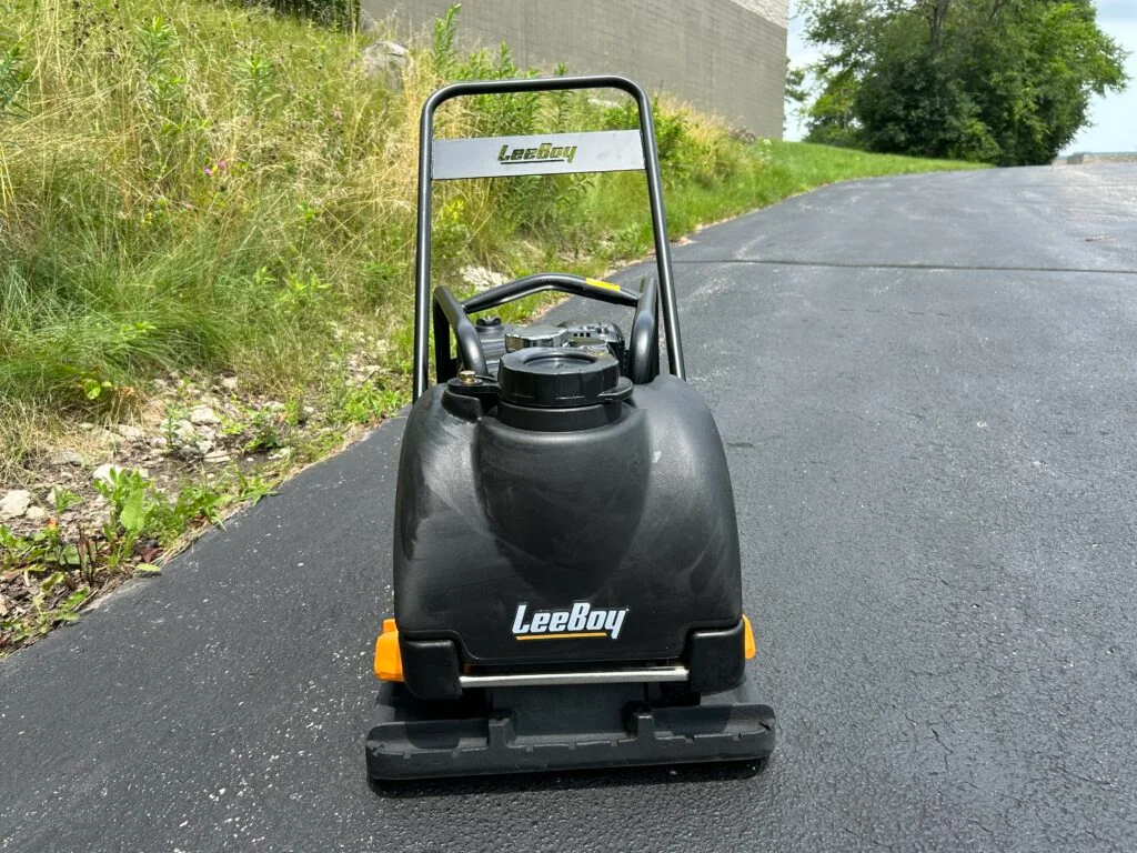 LeeBoy LB5013 plate compactor patch work view