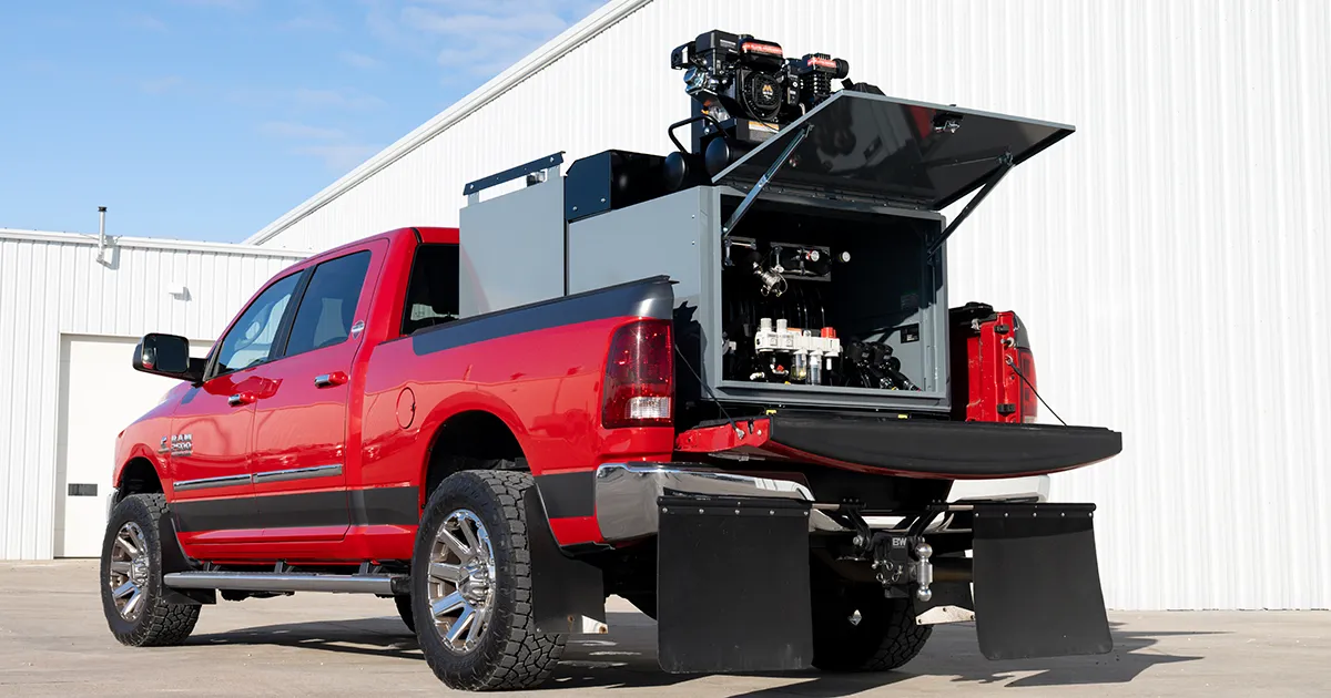 Thunder Creek Lube Pickup Skid for On-Site PM