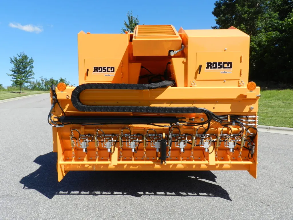 LeeBoy Rosco CSV Chip Spreader dual conveyor feed system