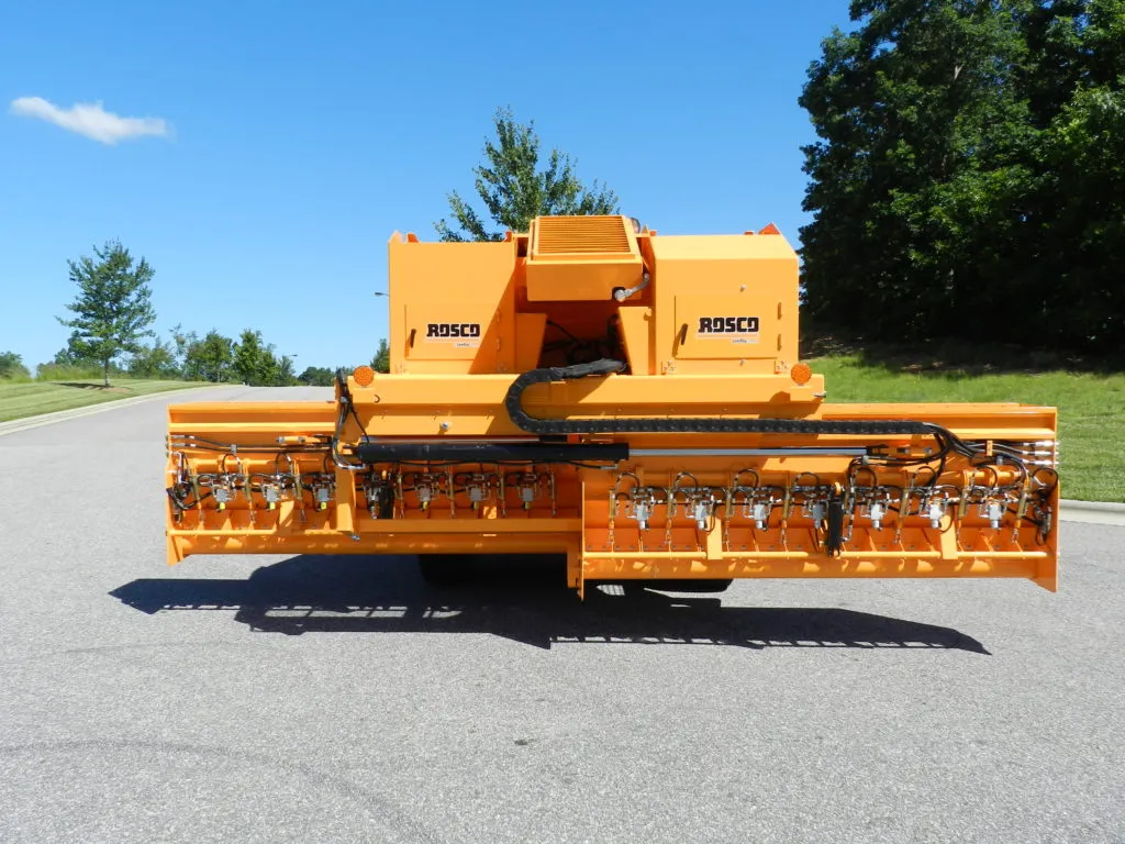 Rosco CSV816 operating on steep grade terrain
