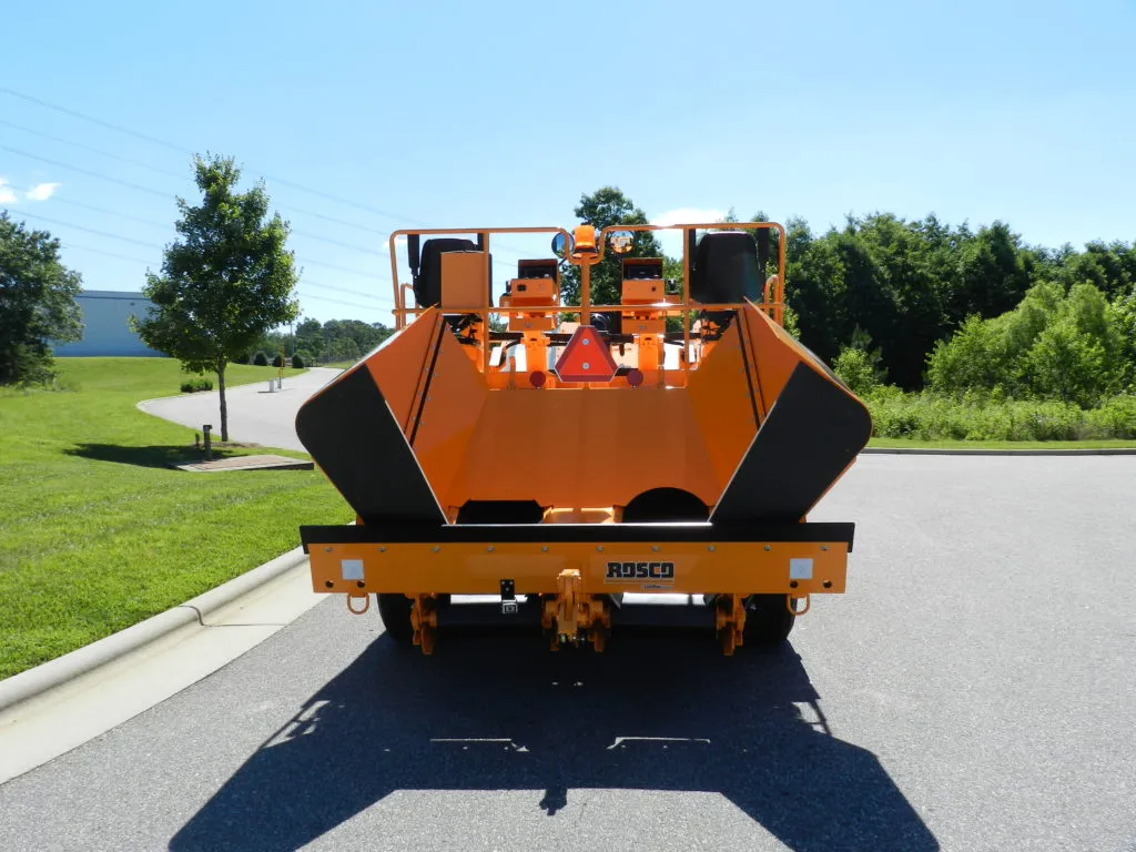 Permit-free 8' 6" legal transport configuration of Rosco CSV